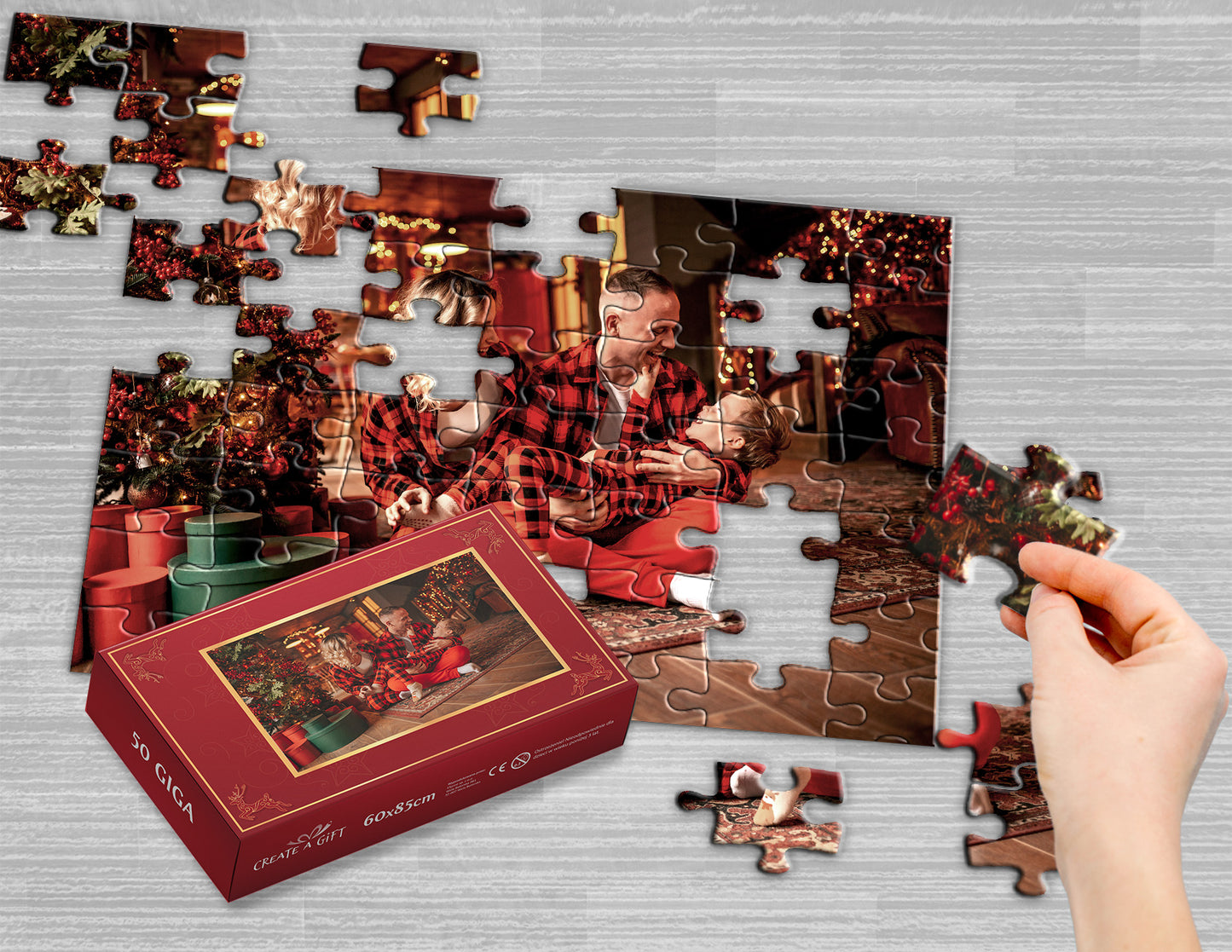 Fotopuzzle 50 GIGA Elemente 60 x 85 cm in einer Box