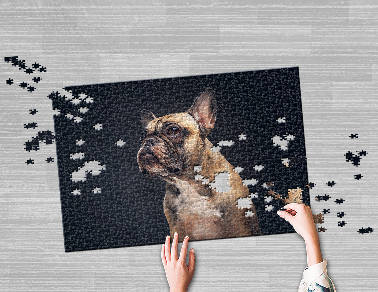 Photo puzzle 1000 pieces 48 x 68 cm / 18.9 x 26.7 inches in a bag