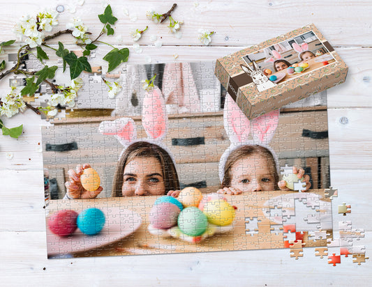 Photo puzzle 1000 pieces 48 x 68 cm / 18.9 x 26.7 inches in a box
