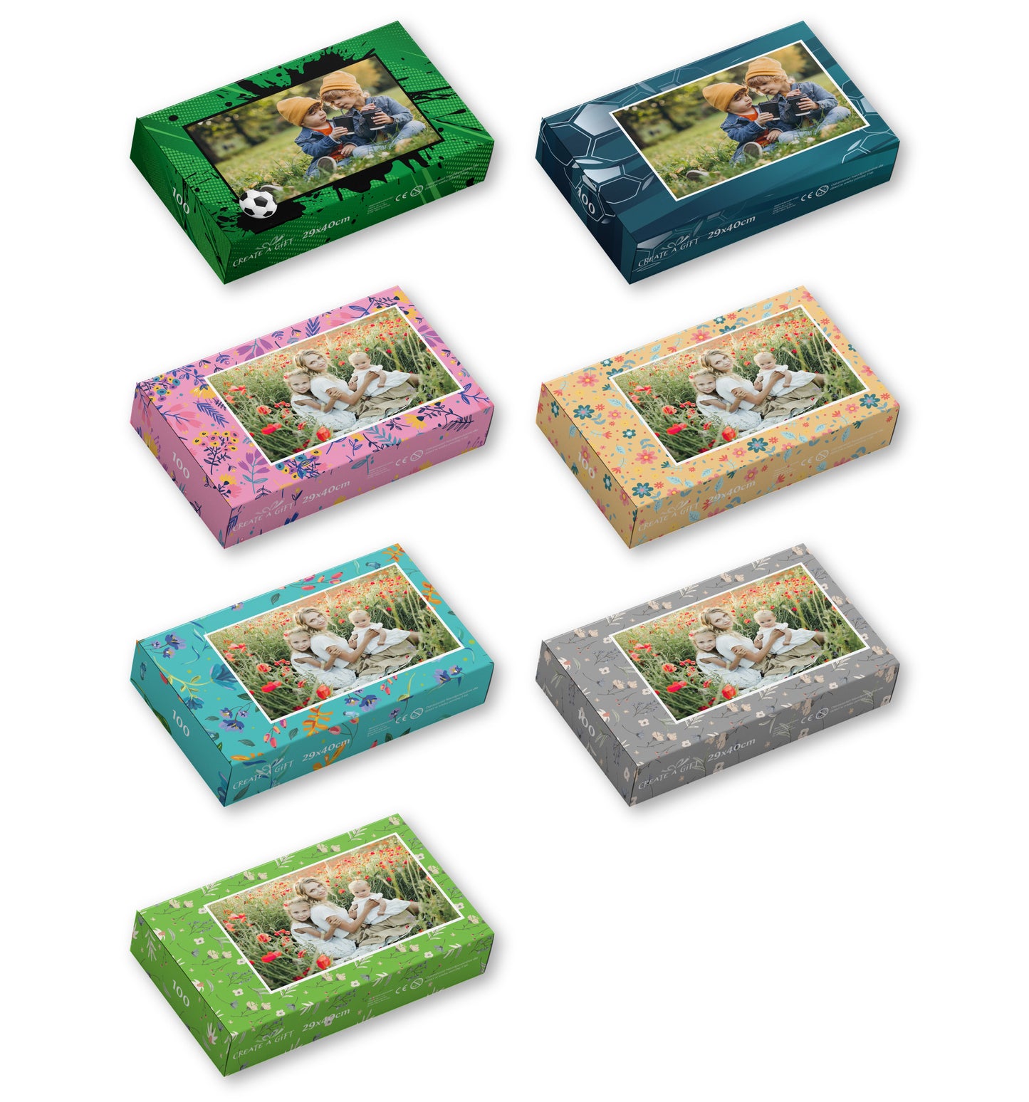 Photo puzzle 100 pieces  29 x 40 cm / 10.6 x 16.1 inches in a box