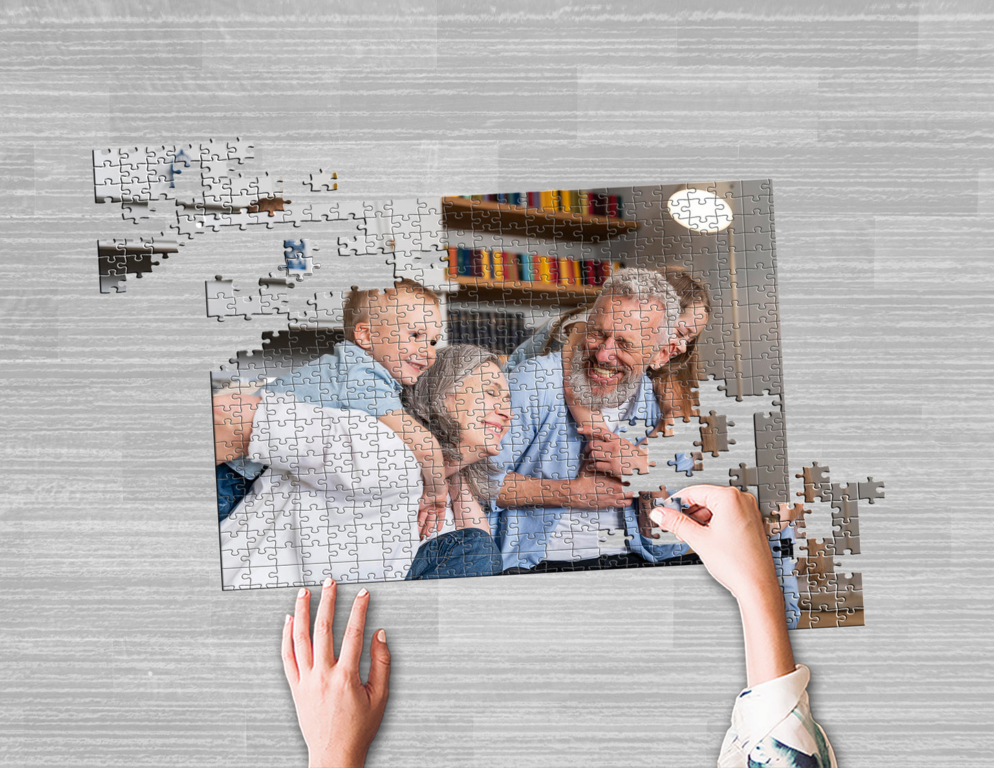 Photo puzzle 100 pieces  29 x 40 cm / 10.6 x 16.1 inches in a bag