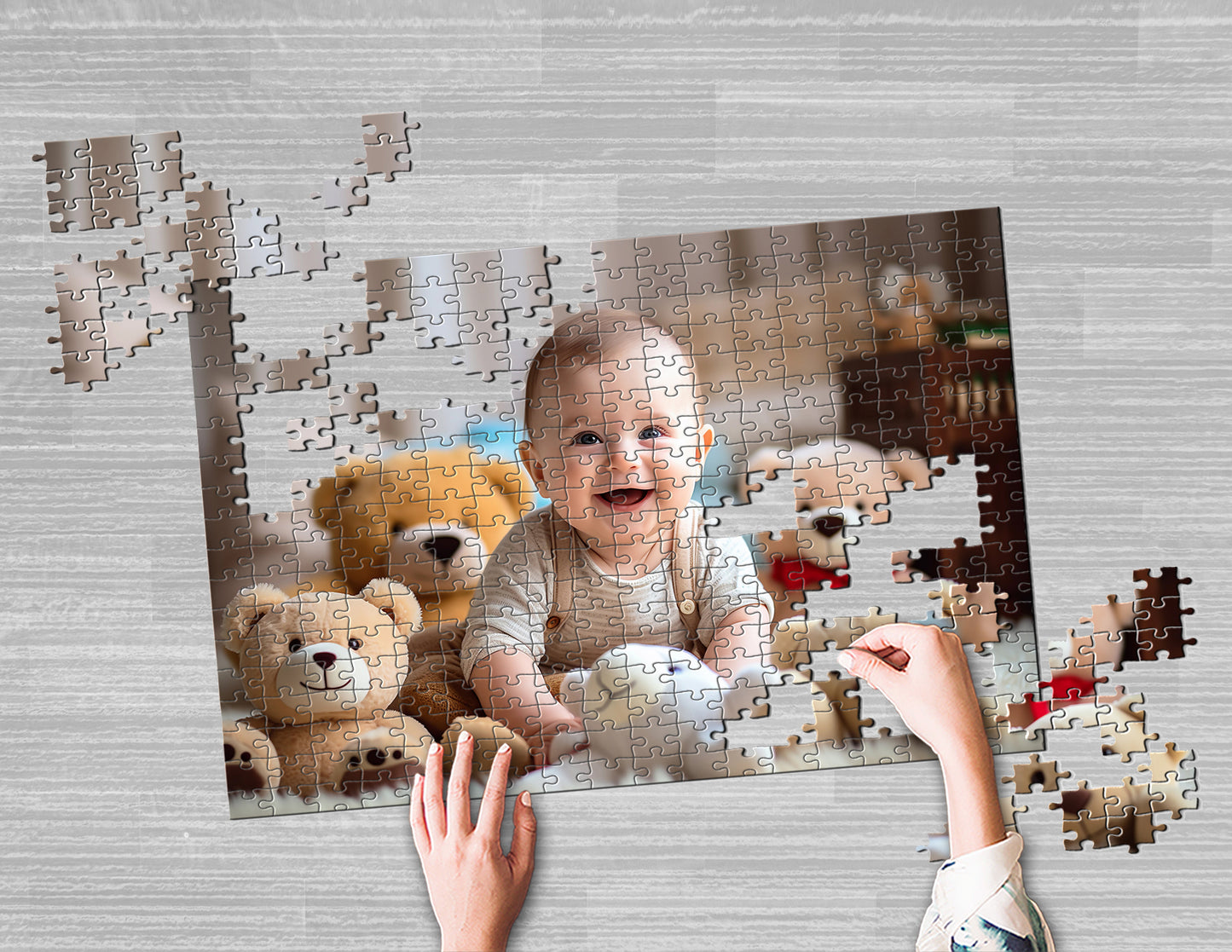 Photo puzzle 100 pieces  29 x 40 cm / 10.6 x 16.1 inches in a bag