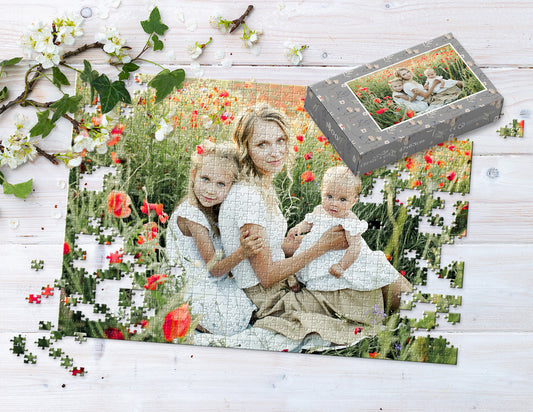 Photo puzzle 1500 pieces 47 x 68 cm / 18.5 x 26.7 inches in a box