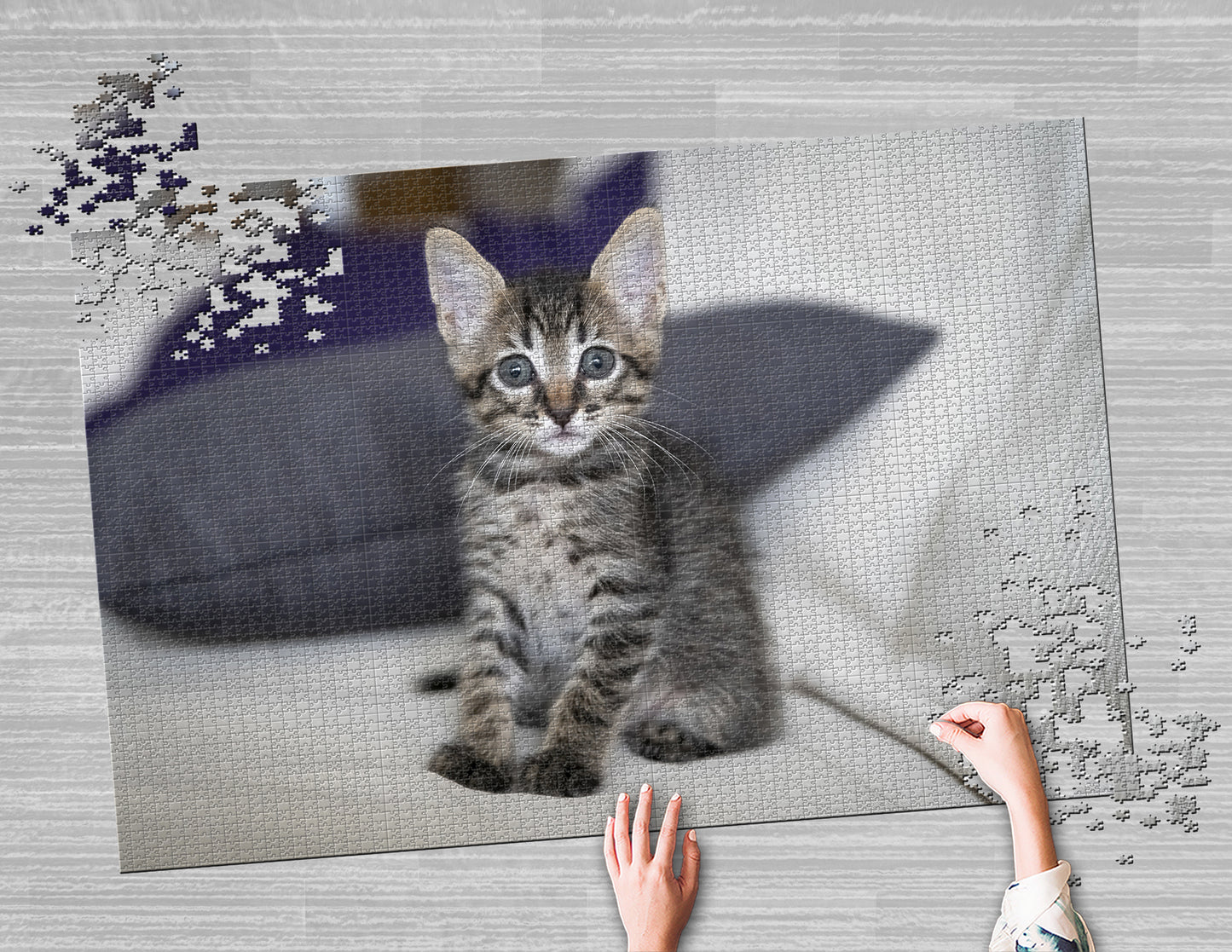Photo puzzle 2000 pieces 68 x 92 cm / 26.7 x 37.7 inches in a bag