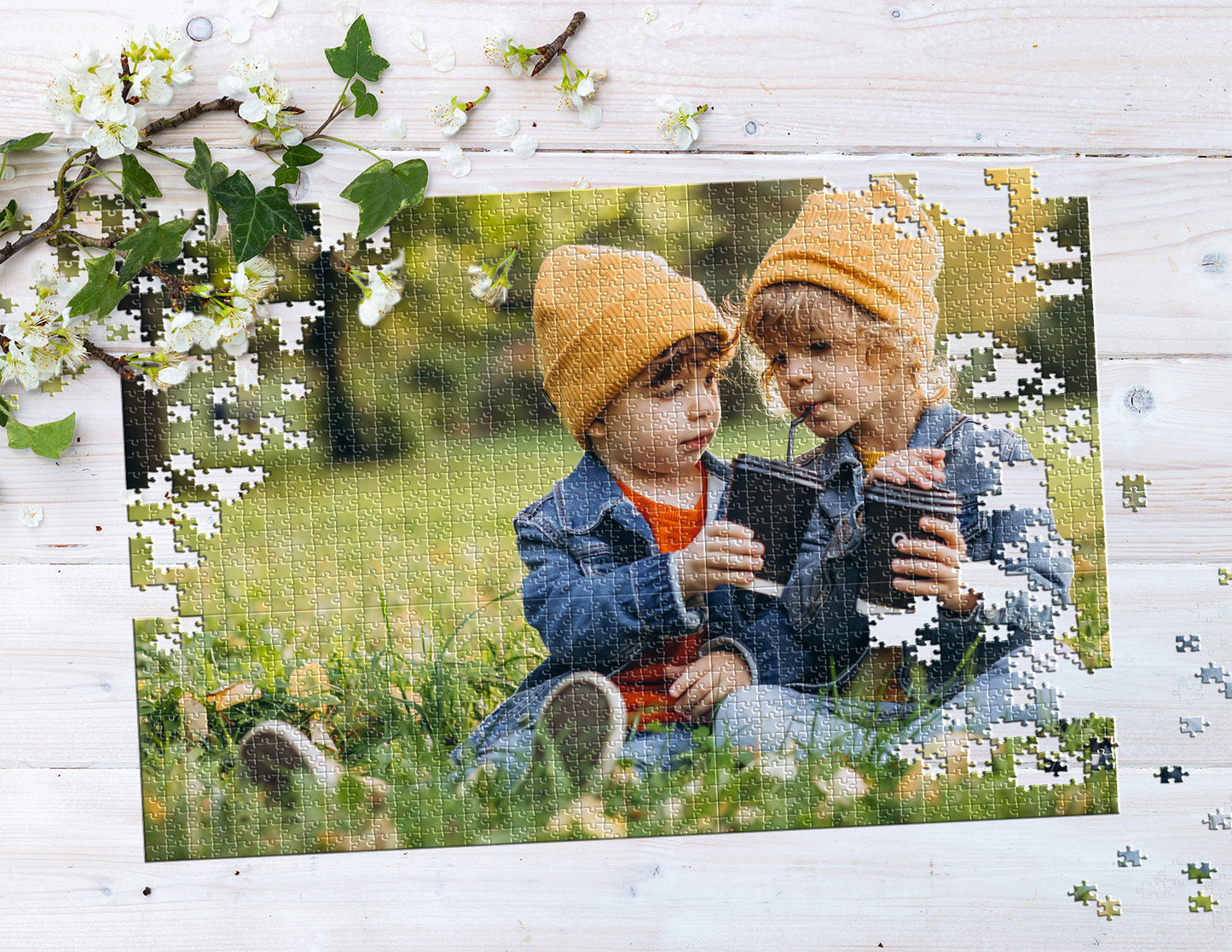 Photo puzzle 2000 pieces 68 x 92 cm / 26.7 x 37.7 inches in a bag