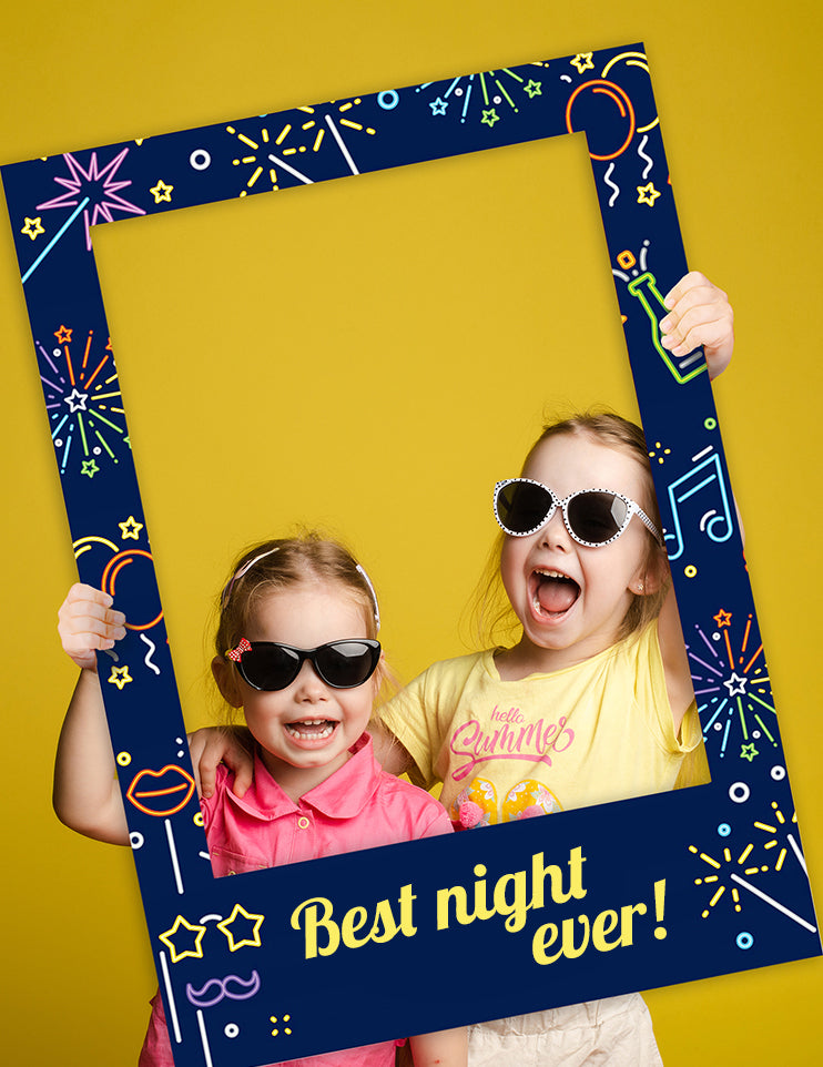 Fotorahmen zum Fotografieren PARTY - Personalisierung der Beschriftung