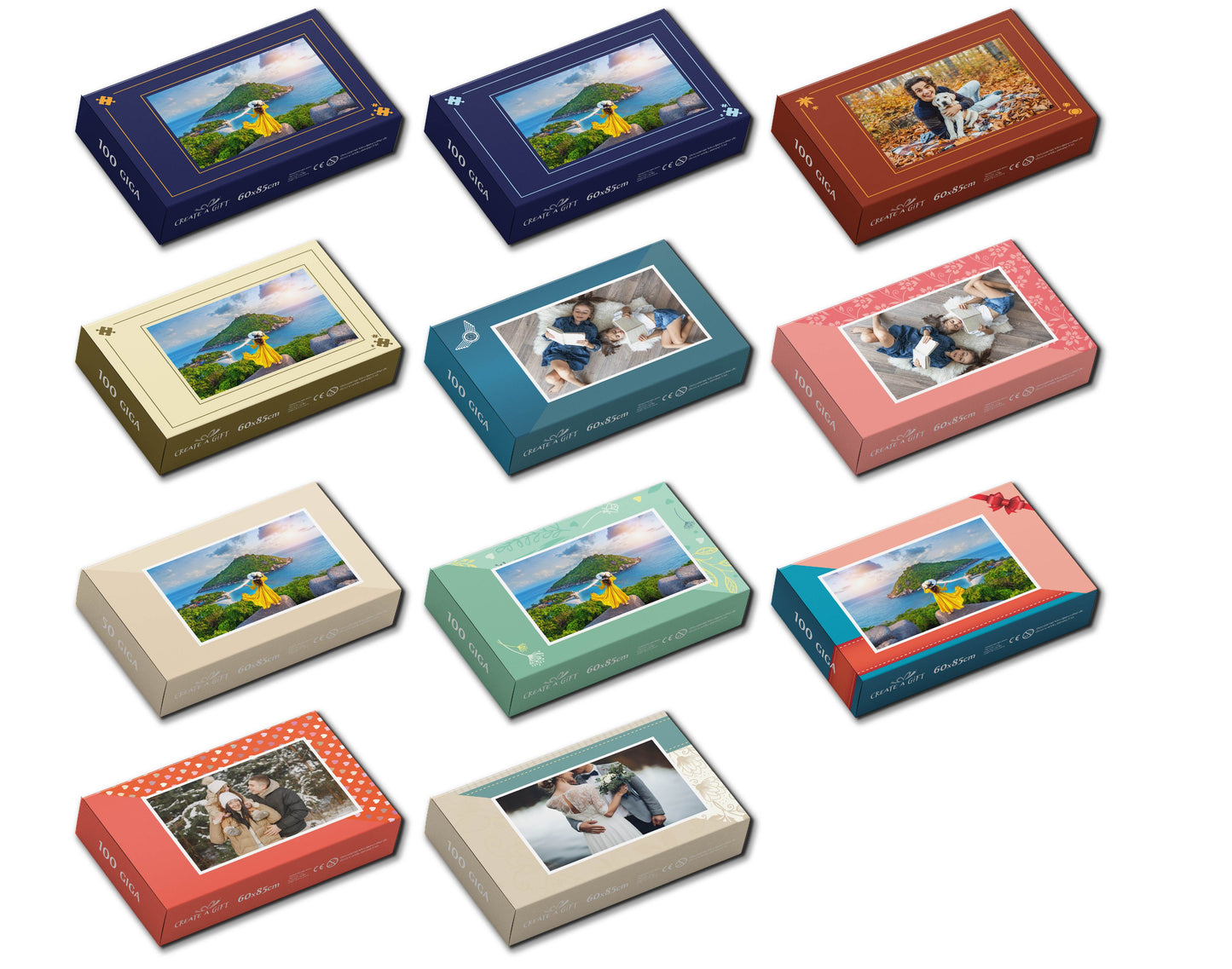 Photo puzzle 100 GIGA pieces  60 x 85 cm / 33.5 x 23.6 inches in a box
