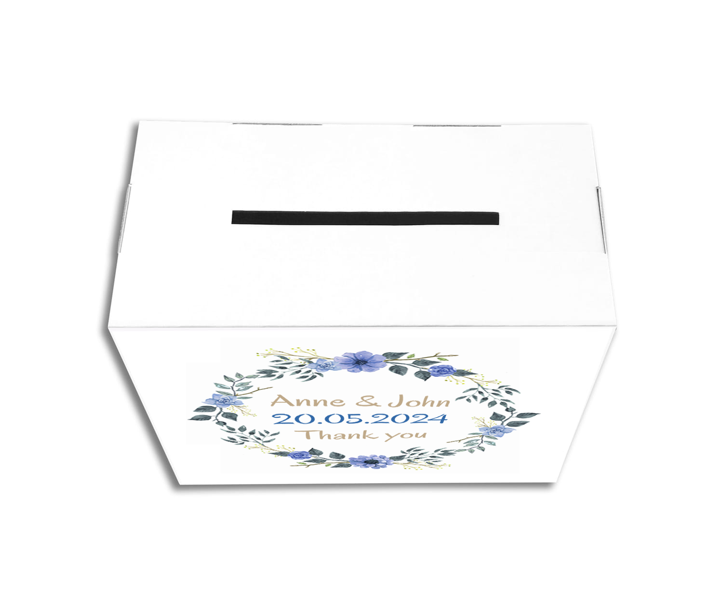 Personalisierte Box für Hochzeitsbriefumschläge!