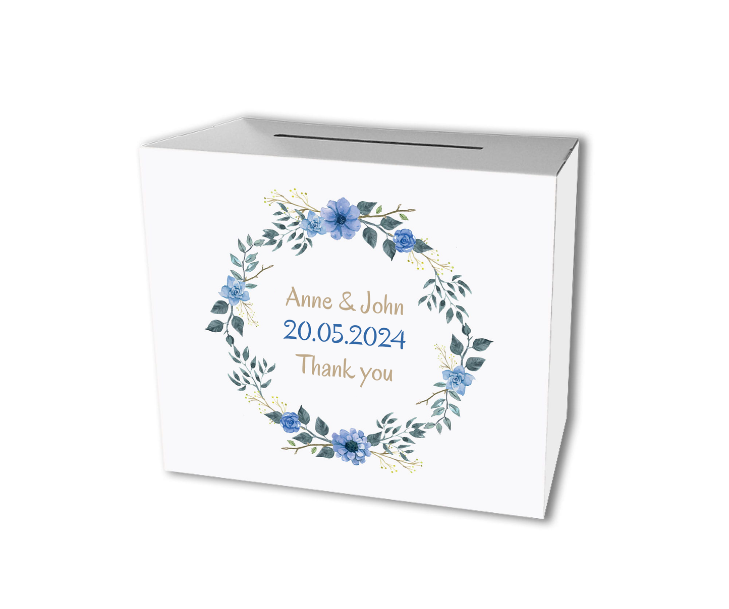 Personalisierte Box für Hochzeitsbriefumschläge!
